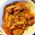 ちびまめママ◎'s cooksnap of when they made 簡単☆ウインナーと玉葱の粒マスタード炒め.