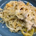 HakkaSATO's cooksnap of when they made 生クリームなし！ワンパンクリームパスタ.