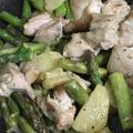 クックXJZR7R☆'s cooksnap of when they made ♬鶏もも肉とアスパラのガーリック炒め♬.