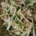 藍川咲's cooksnap of when they made 豆苗とツナのうまうまサラダ.