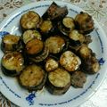クックE9HM55☆'s cooksnap of when they made なすの豚挽き肉サンド焼き〜照り焼き風.