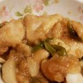 はるのひゆたか's cooksnap of when they made 『鶏胸肉とカブの柔らか炒め』.