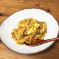 金魚のひらり's cooksnap of when they made 簡単おいしい！キムチ炒飯.