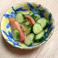 masiroyura's cooksnap of when they made キュウリとトマトの中華風サラダ♡.