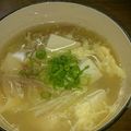 まろまろぱんな's cooksnap of when they made ミョウガと豆腐のトロたまスープ.