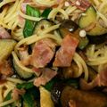 クック57VZDE☆'s cooksnap of when they made ハム・なす・オクラの簡単和風パスタ.