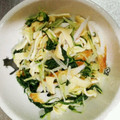 松本政宗's cooksnap of when they made ☆水菜とちくわと油揚げのおひたし☆.
