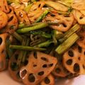 クックLYYTIX☆'s cooksnap of when they made 蓮根とアスパラのきんぴら。.