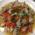 あゆみんみ0620's cooksnap of when they made 鶏肉と三色ピーマンの柚子こしょう炒め.