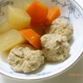 そらてんママ's cooksnap of when they made 大根と鶏団子の優しい煮物.