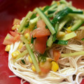 ぼこた's cooksnap of when they made アレンジ素麺☆ツナトマきゅうりそうめん.