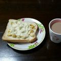 ココロ・ココ's cooksnap of when they made 簡単！たまごチーズトースト.