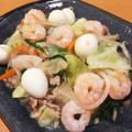まめ39's cooksnap of when they made えびと春雨の中華炒め*うずら卵入り*.