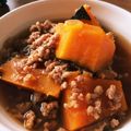 ごま３しお３'s cooksnap of when they made 絶品!!!ホクホクかぼちゃのそぼろ煮.