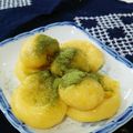 ohihs's cooksnap of when they made かぼちゃとお豆腐の♡冷やしみたらしだんご.