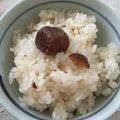 宇宙冒険少女's cooksnap of when they made 甘栗でカンタン栗ご飯っ！.