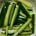リトル黒豆マーメイド's cooksnap of when they made 簡単♪胡瓜ナムル.