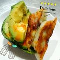 RIKOTORA's cooksnap of when they made アボカド餃子ココット.