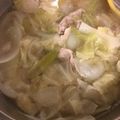 三児のオヤツ's cooksnap of when they made かなカフェ＊あったか塩ちゃんこ鍋.
