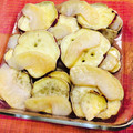 よろずやおよよ's cooksnap of when they made ルクエで作るさつまいもとりんご煮.