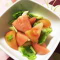 kuroko22's cooksnap of when they made セロリとトマトのさっぱりサラダ.