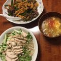 すばりん美智絵描き's cooksnap of when they made 節約！もやしとサラダチキンのバンバンジー.