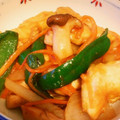 自由形のケロール's cooksnap of when they made とろとろ鶏むね肉＆旬野菜のカレー炒め.