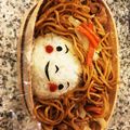 JATIS's cooksnap of when they made やきそばガール☆キャラ弁.