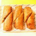 fuumie's cooksnap of when they made 筑前煮をリメイクして春巻きに～.
