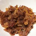 ごま３しお３'s cooksnap of when they made 牛肉の甘辛煮.