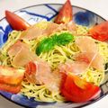 チョミ蔵's cooksnap of when they made ミキサー不要★自家製ジェノベーゼパスタ.