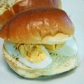 シナモシナモ's cooksnap of when they made ゆで卵ロールパンサンド.