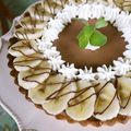 真夢羅's cooksnap of when they made チョコバナナプリンタルト.