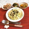 emiiem's cooksnap of when they made ♡アンチョビとブラックオリーブのパスタ.