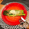 マピ子's cooksnap of when they made アスパラのビスマルク風.