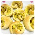☆まめあゆ☆'s cooksnap of when they made 卵・バターなし さつまいもとりんごのパン.