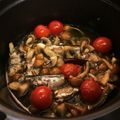 aminyon's cooksnap of when they made スモークオイルサーディンのアヒージョ.
