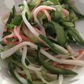 ＊ずみちゃん＊'s cooksnap of when they made きゅうりとカニカマで♪簡単ナムル.
