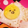 yuri827's cooksnap of when they made ぐでたま(目玉焼き).