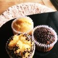 つんつくつん0423's cooksnap of when they made 簡単生地の3色プチマフィン.