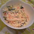 海理ママ's cooksnap of when they made カニカマときゅうりのマヨサラダ.