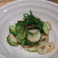 ツンドラ's cooksnap of when they made きゅうりと竹輪の‘ゴマ酢和え’.