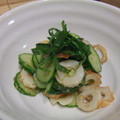 ツンドラ's cooksnap of when they made きゅうりと竹輪の‘ゴマ酢和え’.