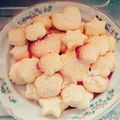 れにゃん。's cooksnap of when they made 余った卵黄de塩くっきー★☆彡.