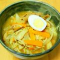 3yentown's cooksnap of when they made もやしちゃんぽんカレーラーメン.