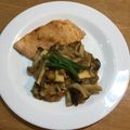 柴犬ぽちこ's cooksnap of when they made フライパン１つ☆鮭のなめこおろしあんかけ.