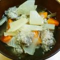つるみ。's cooksnap of when they made 根菜が美味しい季節！本格、鰯のつみれ汁.