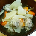 つるみ。's cooksnap of when they made 根菜が美味しい季節！本格、鰯のつみれ汁.