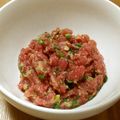 chou*'s cooksnap of when they made 馬ろう（和風タルタルステーキ）.