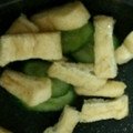 ma___111's cooksnap of when they made ５分で！きゅうりと油揚げの炒めたん.